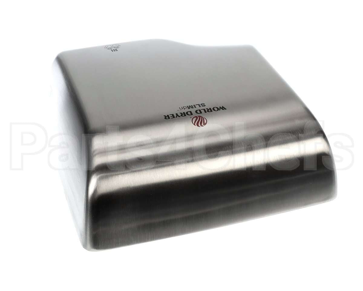 20-L973 World Dryer Slimdri Cover Assembly Ss Brsh Sat