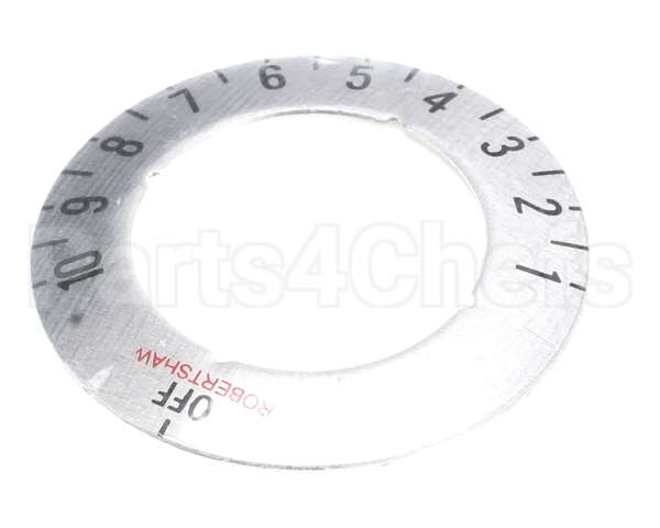 20025 Giles Plate, Knob Dial 1-10, Ghm