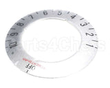20025 Giles Plate, Knob Dial 1-10, Ghm