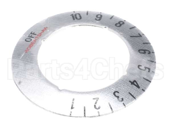 20025 Giles Plate, Knob Dial 1-10, Ghm
