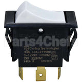 200356000 Compatible Jade Switch, On/Off/On White Rocker