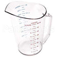 200MCCW-135 Compatible Cambro 2 Qt Measuring Cup-135 Clear