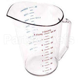 200MCCW135 Compatible Cambro 2 Qt Measuring Cup-135 Clear