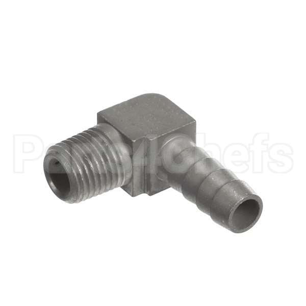 20202.1601 Compatible Bunn Elbow, Tin Pld-.375Barbx.25Mpt