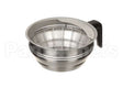 20216.7000 Bunn Funnel Assy,Sst Black Handle(Small)&