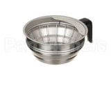 20216.7000 Bunn Funnel Assy,Sst Black Handle(Small)&