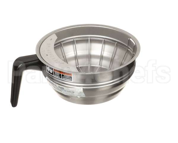 20216.7000 Bunn Funnel Assy,Sst Black Handle(Small)&