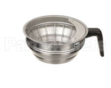 20216.7000 Bunn Funnel Assy,Sst Black Handle(Small)&