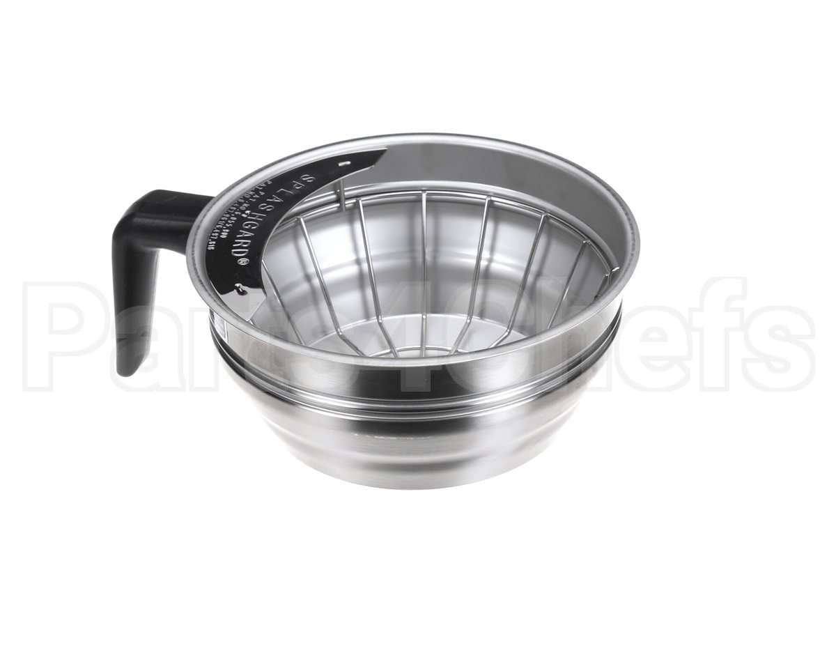 20216.7002 Bunn Funnel Assy,Sst Blk Handle Sm(Tdl-Can)