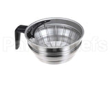 20216.7002 Bunn Funnel Assy,Sst Blk Handle Sm(Tdl-Can)