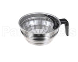 20216.7002 Bunn Funnel Assy,Sst Blk Handle Sm(Tdl-Can)