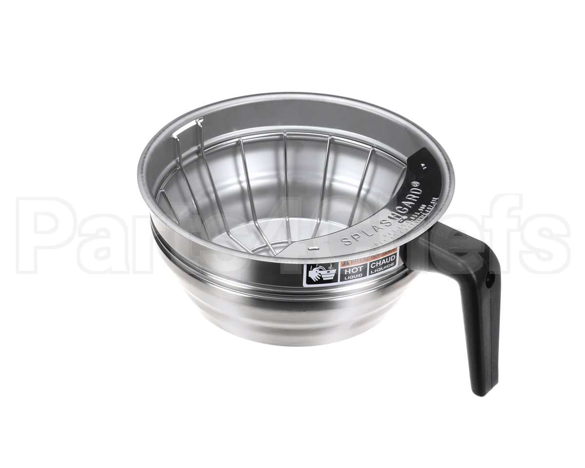 20216.7002 Bunn Funnel Assy,Sst Blk Handle Sm(Tdl-Can)