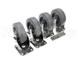206135 Electrolux Professional Kit4Wheels-2Swivelling W/Brake