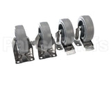 206135 Electrolux Professional Kit4Wheels-2Swivelling W/Brake
