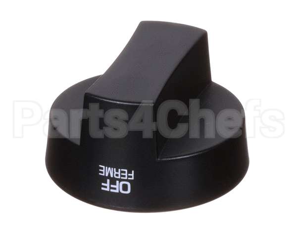 2080 Crown Verity Knob, Black