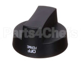 2080 Crown Verity Knob, Black