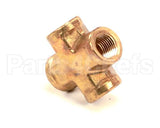 20806 Nieco Cross, Brass, Female, 1/8"