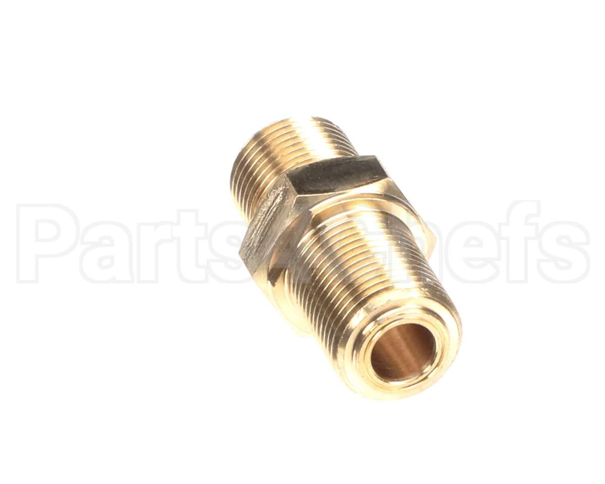 20951 Unic Extended Brass Nipple - 3/8 Bspm X 3/8 B