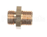 20952 Unic Brass Nipple - 1/4 Bspm X 1/4 Bspm