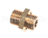 20952 Unic Brass Nipple - 1/4 Bspm X 1/4 Bspm