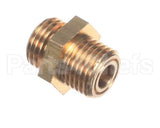 20952 Unic Brass Nipple - 1/4 Bspm X 1/4 Bspm