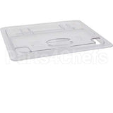 20CWLN135 Compatible Cambro Cover Half Notched -135 Clear
