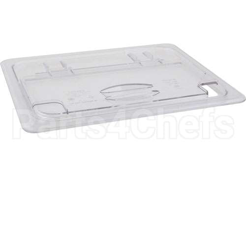 20CWLN(135) Compatible Cambro Cover Half Notched -135 Clear