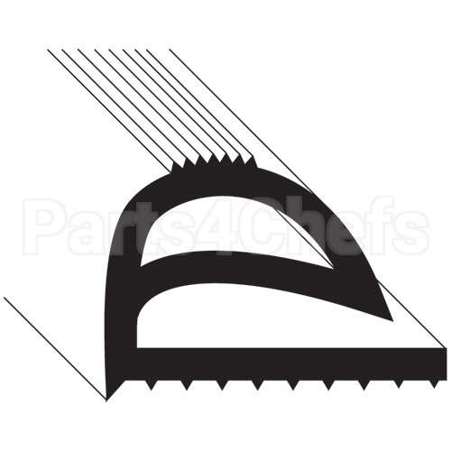 2100010397 Compatible Jade Gasket, Top Drwr, 28-1/2"X6-3/4"
