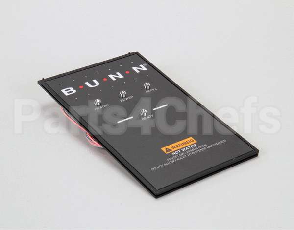 21112.1000 Bunn Panel Assembly, W/Indicator Lamps