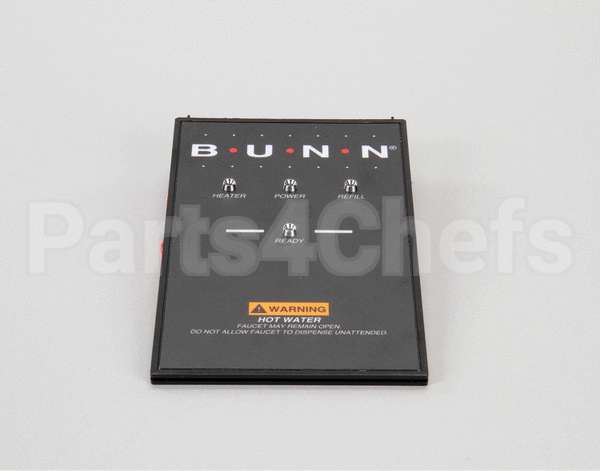 21112.1000 Bunn Panel Assembly, W/Indicator Lamps