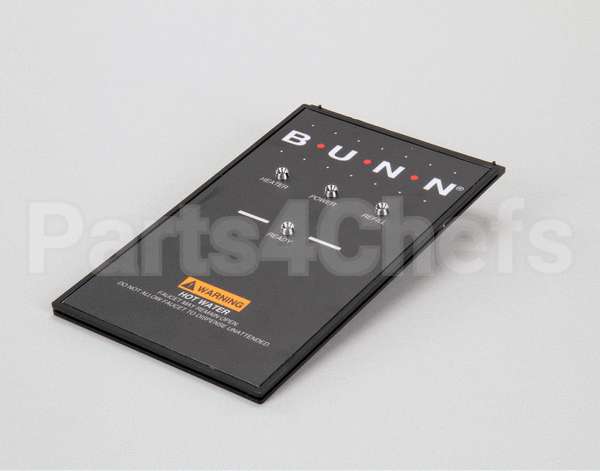 21112.1000 Bunn Panel Assembly, W/Indicator Lamps