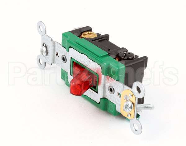 212792 Duke Switch, 30 Amp Red Toggle 120-277V Ac 2