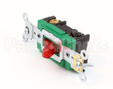 212792 Duke Switch, 30 Amp Red Toggle 120-277V Ac 2