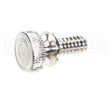 213091 Duke Screw,10-24X3/8 Thumb Nickel Nickel Plat