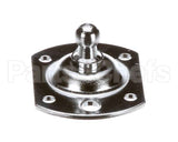 214309 Duke Bracket, Raised W/.39 Dia Ball, Chrome P
