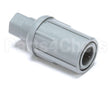 214557 Duke Foot,Gray Push-In 1-5/8