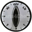 2164-2 Compatible Duke Knob 2 D, Off-Lo-2-6-Hi