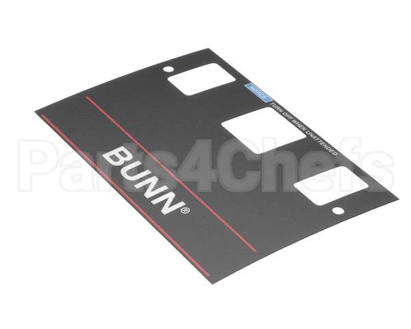 21667.0001 Bunn Decal,Control-W/O Brew Lockou