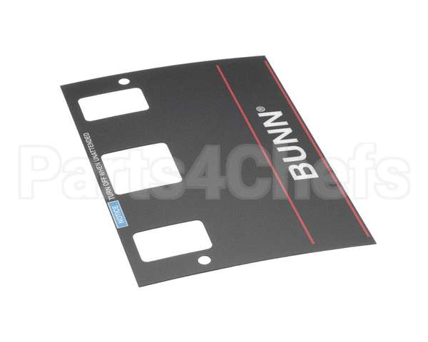 21667.0001 Bunn Decal,Control-W/O Brew Lockou