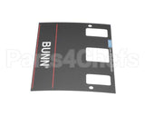 21667.0001 Bunn Decal,Control-W/O Brew Lockou