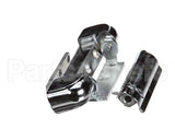 218-000012 Kason Spring Loaded Hinge Chrome 1-3