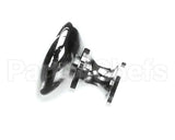 22032 Ultrafryer Knob, Chrome Plated Brass U/T