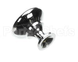 22032 Ultrafryer Knob, Chrome Plated Brass U/T