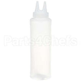 2212-1313 Compatible Vollrath Bottle, Squeeze, Twin Tip, 12Oz