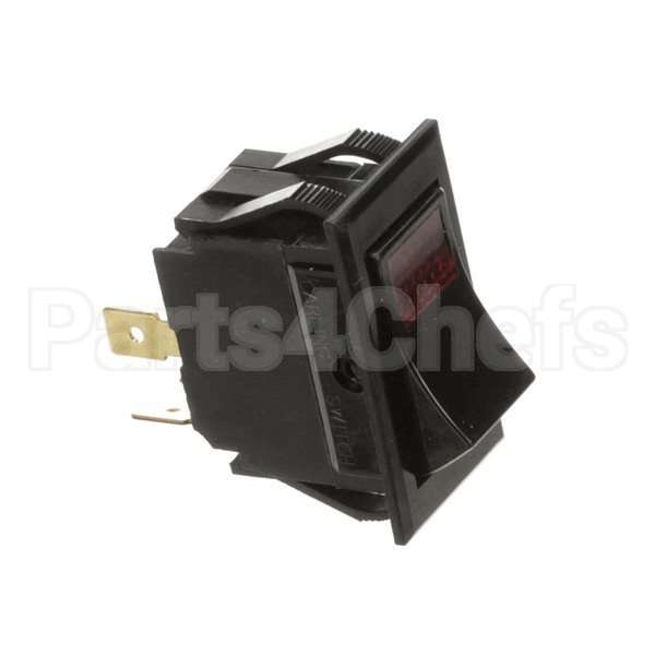 222006 Compatible Duke Switch, Full Size Rock Red Dpst On-Off, 4