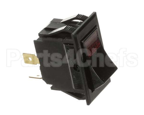 222006 Duke Switch,Full Size Rock Red Dpst On-Off,4