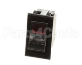222006 Duke Switch,Full Size Rock Red Dpst On-Off,4