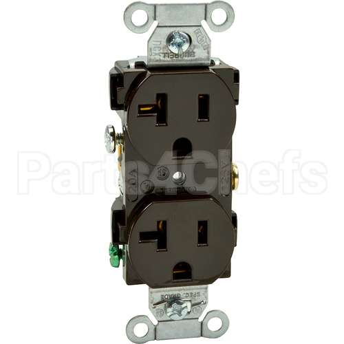 222177 Compatible Duke Receptacle, Duplex, 20A-125V