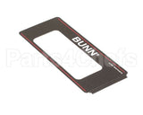 22289.0000 Bunn Decal, Control Panel-Cw