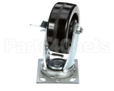 22290-0009 Middleby Caster,Swivel W/Brake Flat Plate
